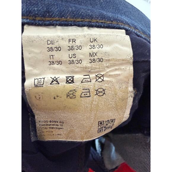 Hugo Boss BOSS Green Regular Fit Stretch Jeans Men’s 38x30 Blue Denim - Picture 7 of 8